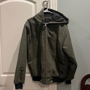 Filson Mens Canvas Utility Jacket. OD Green. NWOT